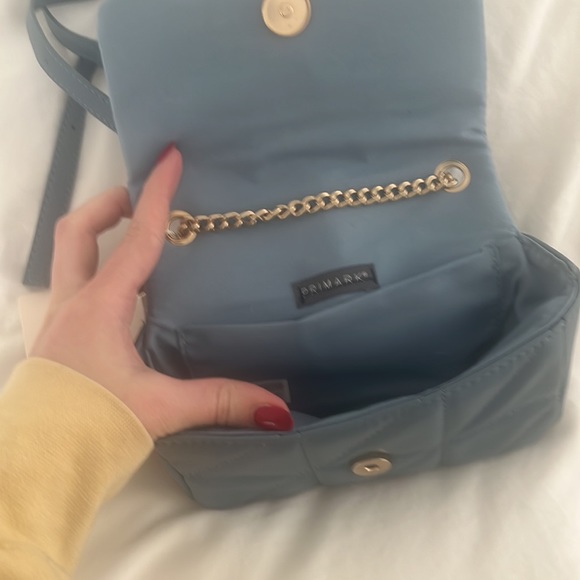 Primark Blue & Gold Quilted Purse - Picture 6 of 11